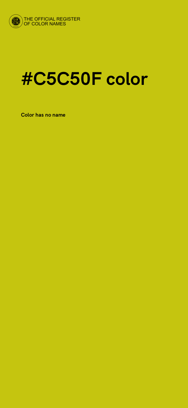 #C5C50F color image
