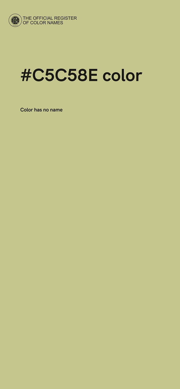 #C5C58E color image