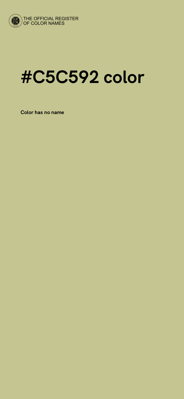#C5C592 color image