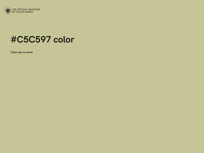 #C5C597 color image