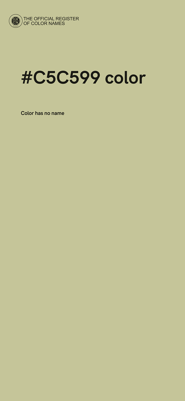 #C5C599 color image
