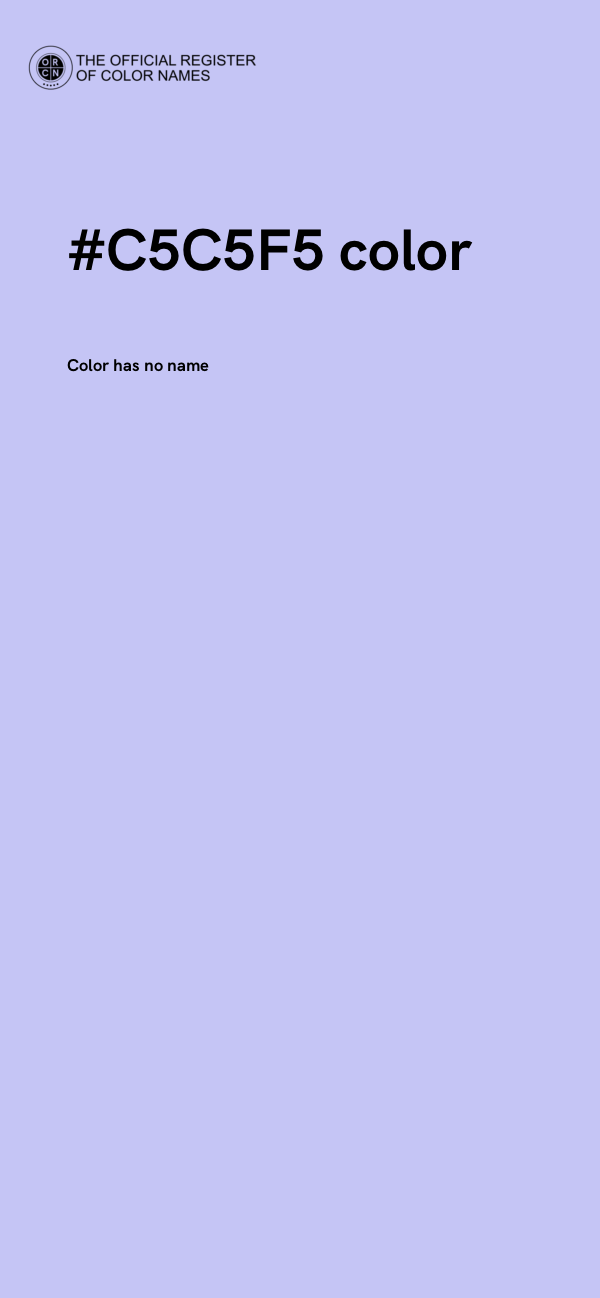 #C5C5F5 color image