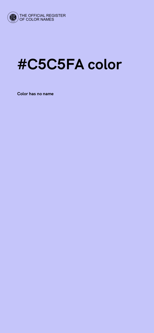 #C5C5FA color image