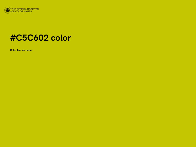 #C5C602 color image