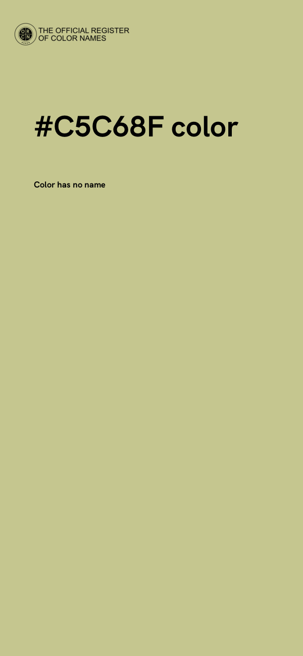 #C5C68F color image