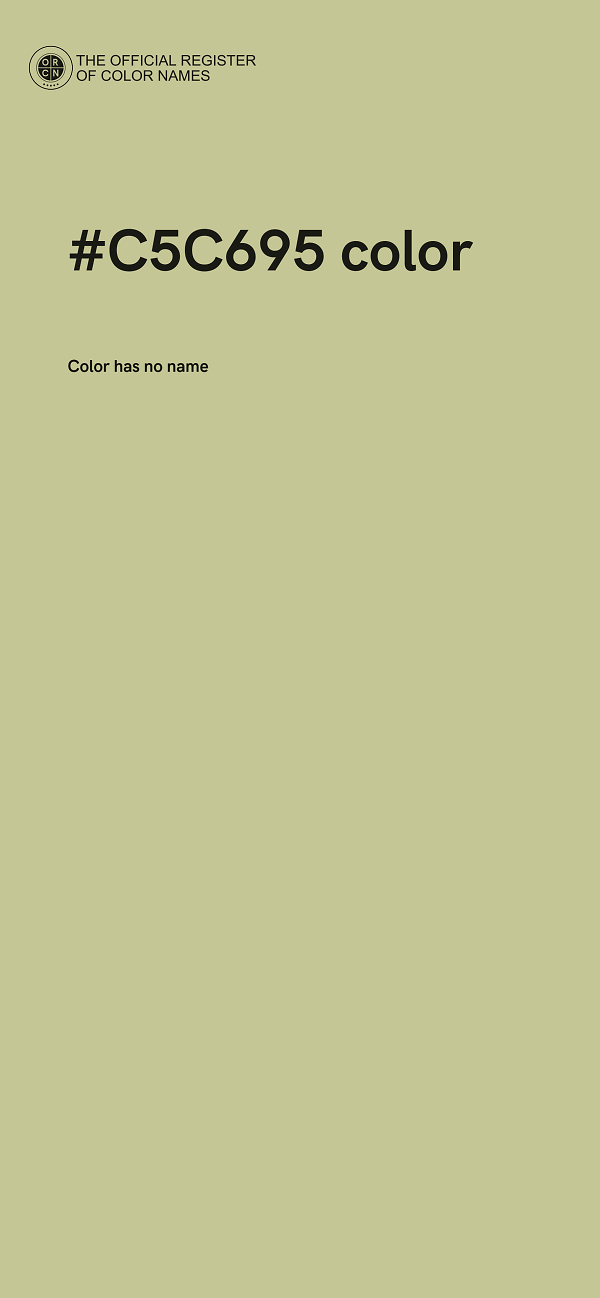 #C5C695 color image