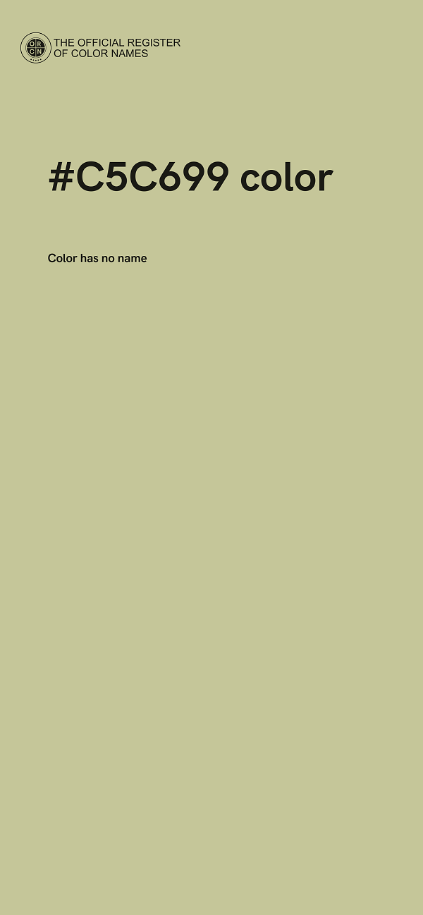 #C5C699 color image