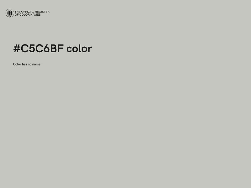 #C5C6BF color image