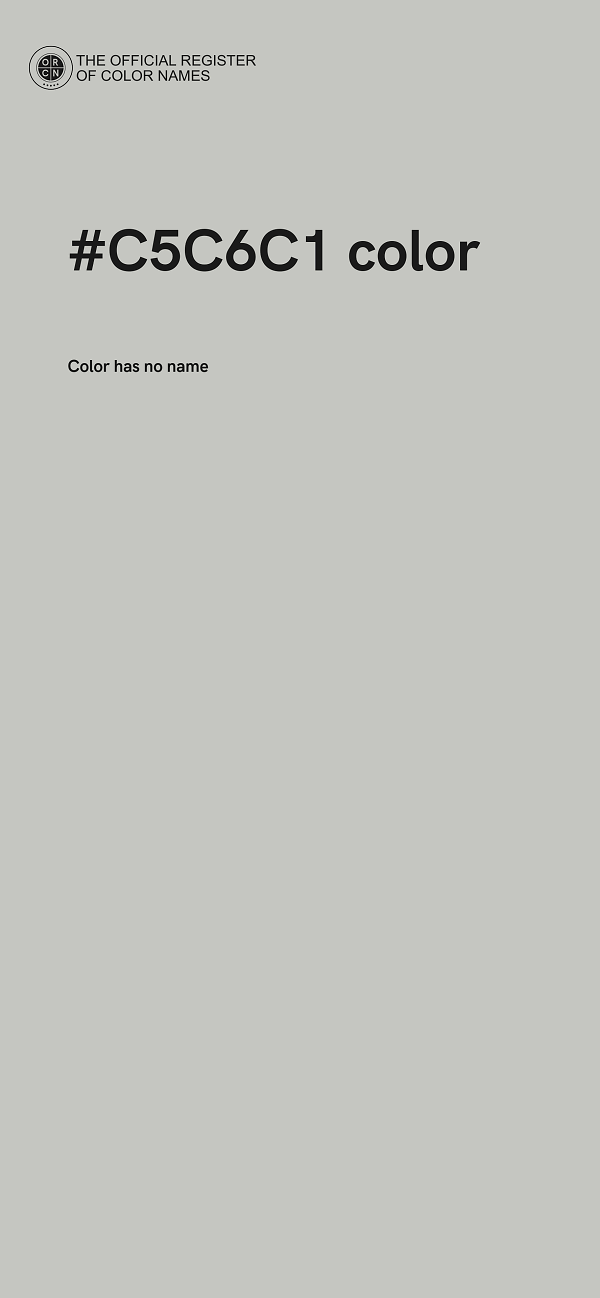 #C5C6C1 color image