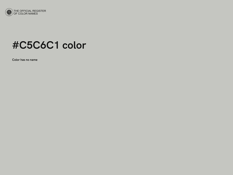 #C5C6C1 color image