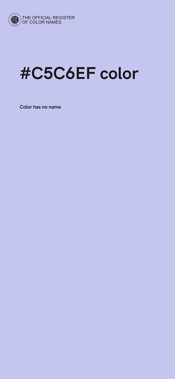 #C5C6EF color image
