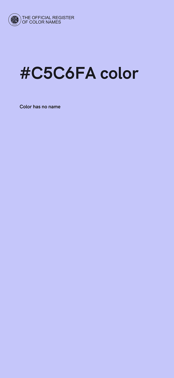 #C5C6FA color image