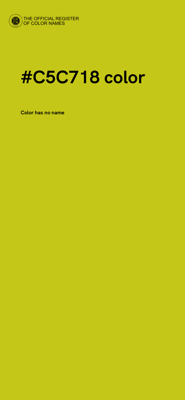 #C5C718 color image