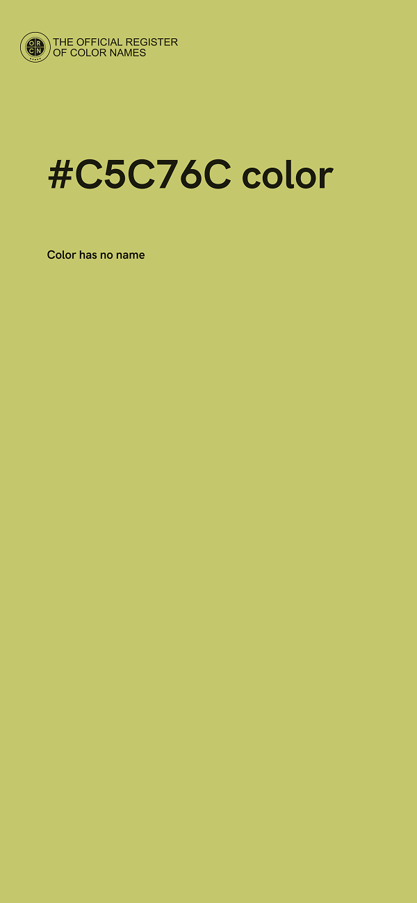 #C5C76C color image