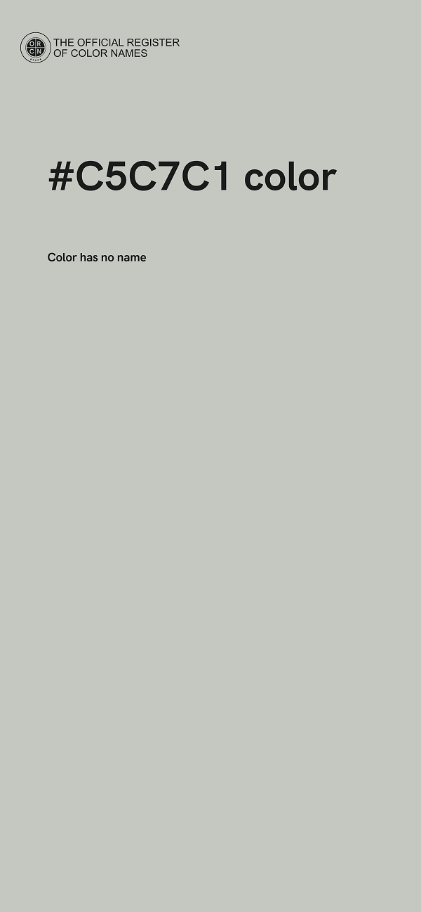 #C5C7C1 color image