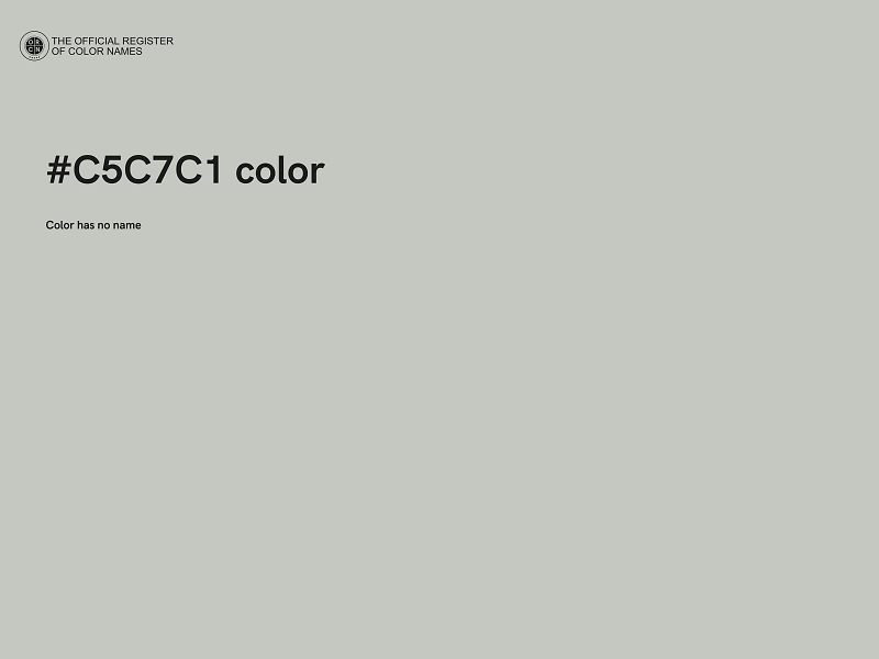 #C5C7C1 color image