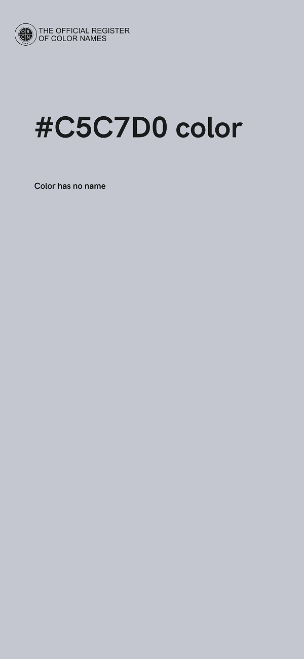 #C5C7D0 color image