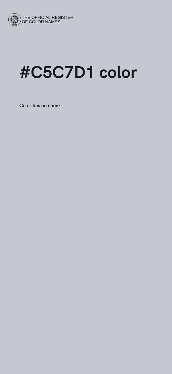 #C5C7D1 color image
