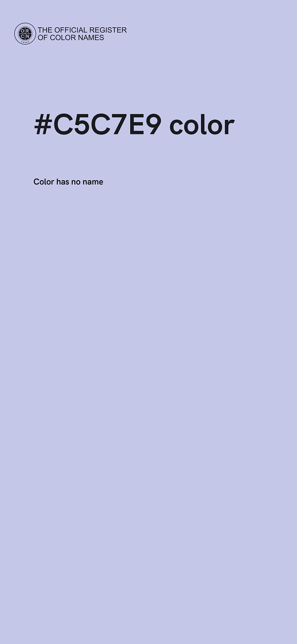 #C5C7E9 color image