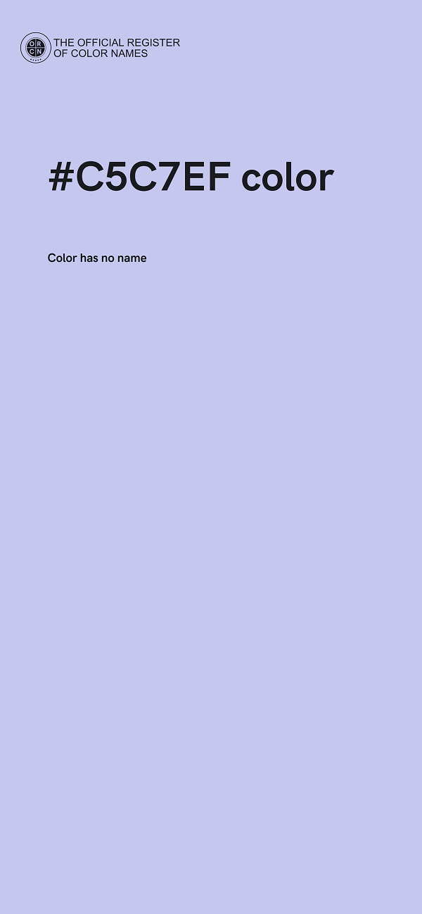 #C5C7EF color image
