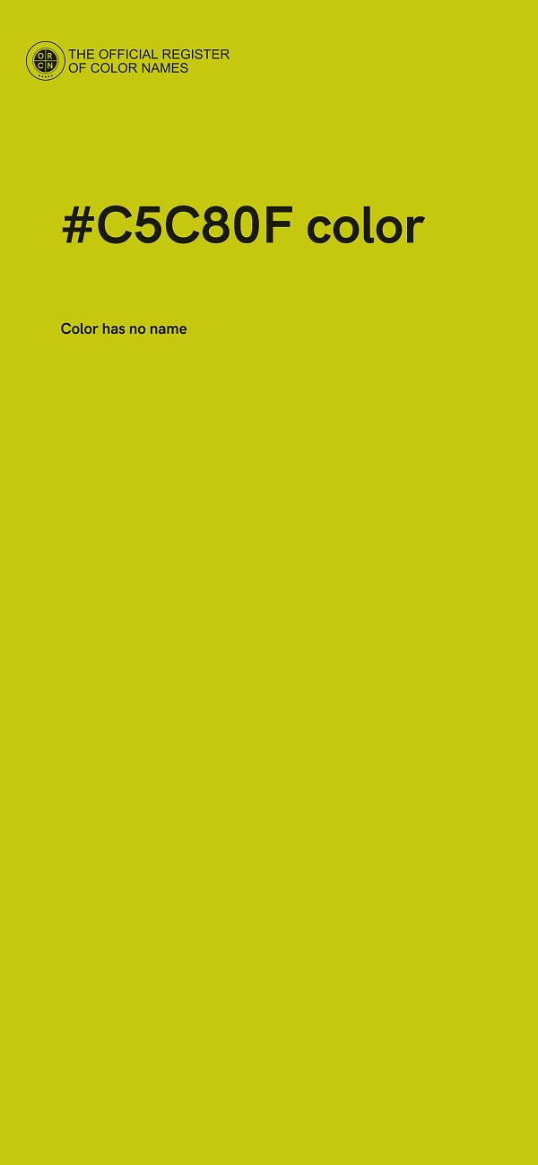 #C5C80F color image