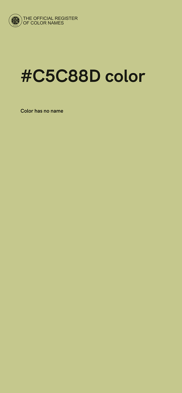 #C5C88D color image