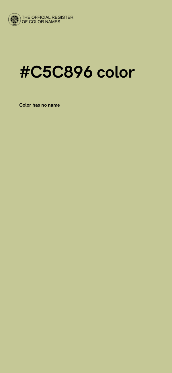 #C5C896 color image