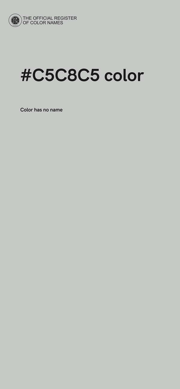 #C5C8C5 color image