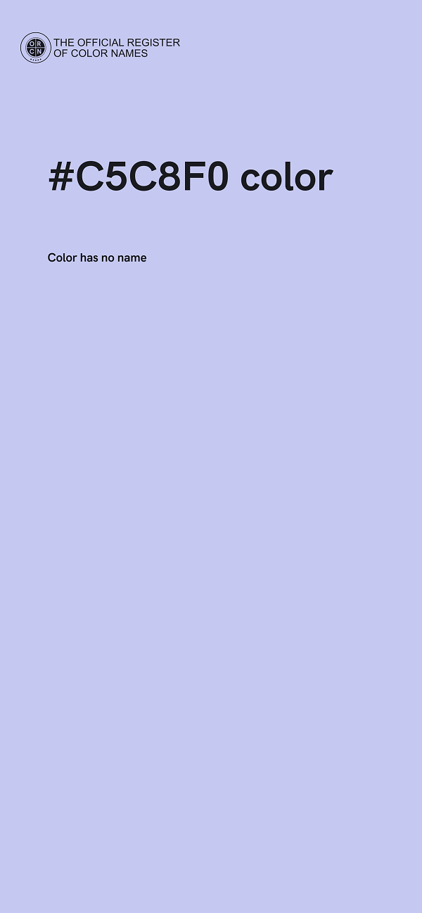 #C5C8F0 color image