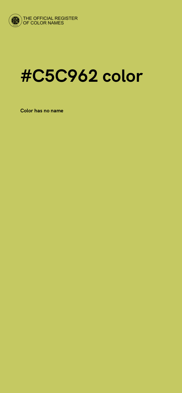 #C5C962 color image