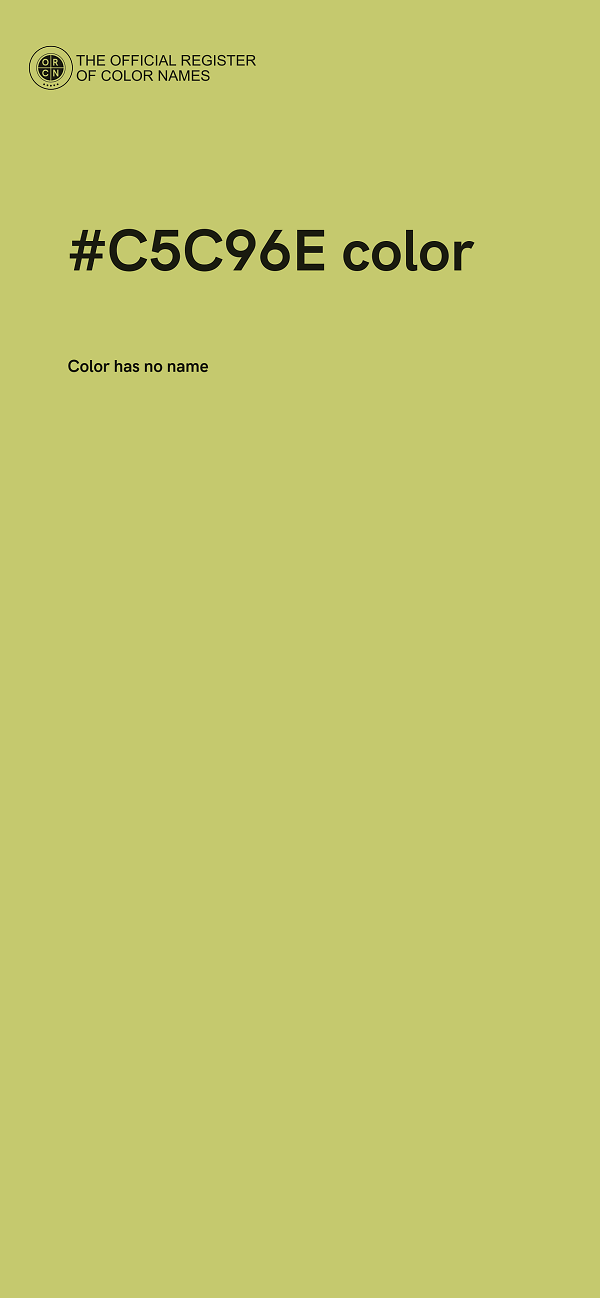 #C5C96E color image