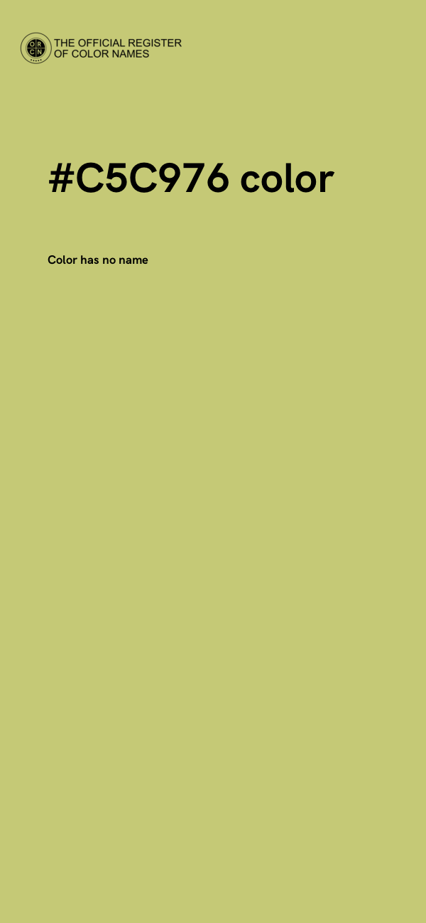 #C5C976 color image