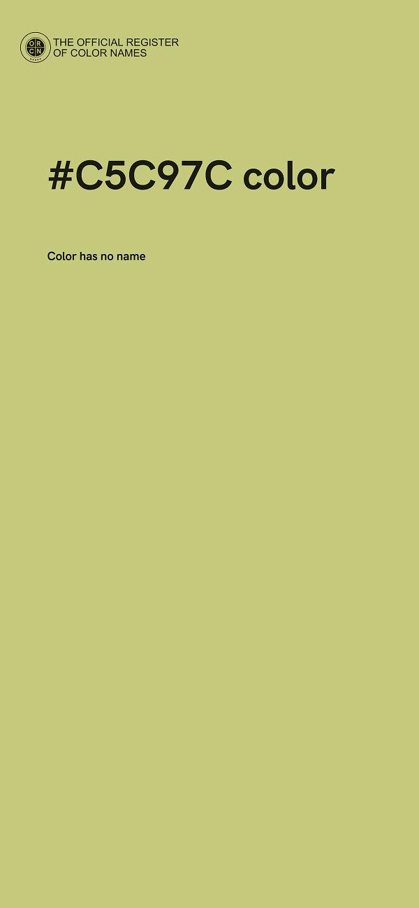 #C5C97C color image