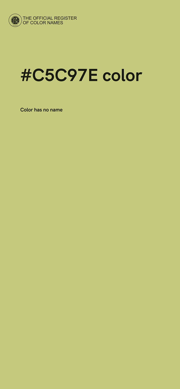 #C5C97E color image