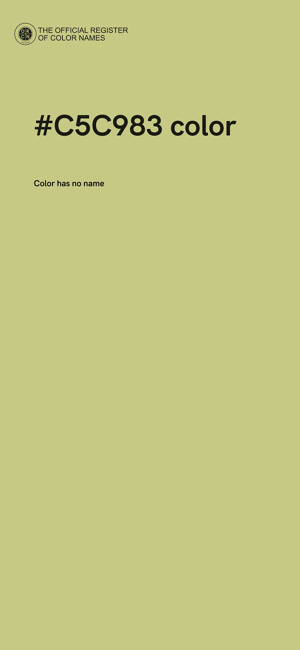 #C5C983 color image