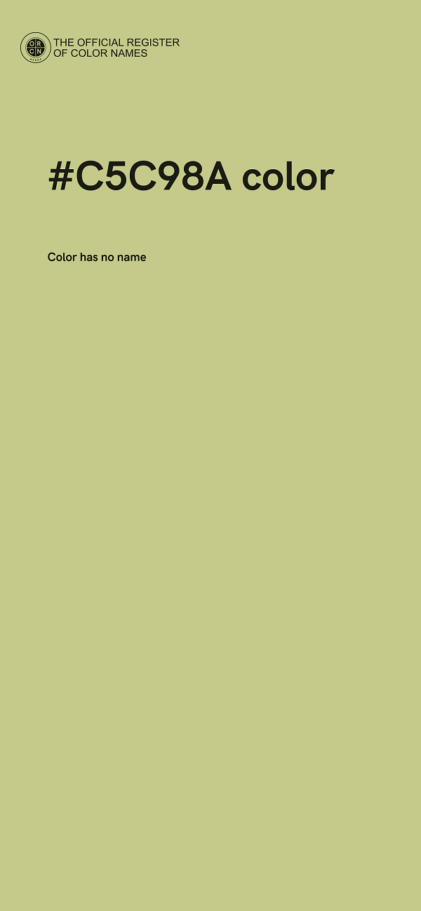 #C5C98A color image