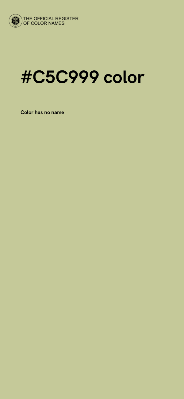 #C5C999 color image