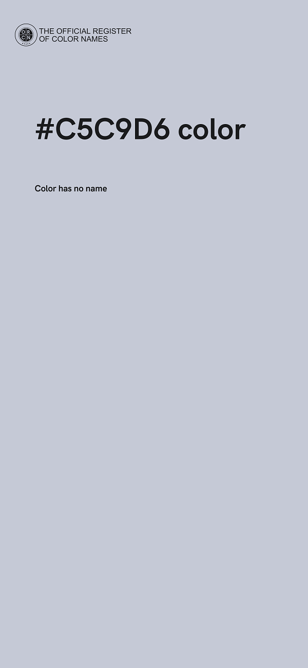 #C5C9D6 color image