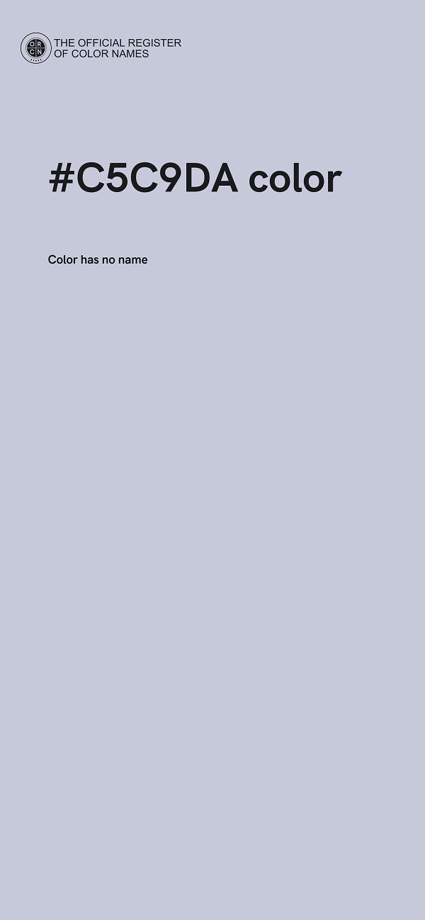 #C5C9DA color image