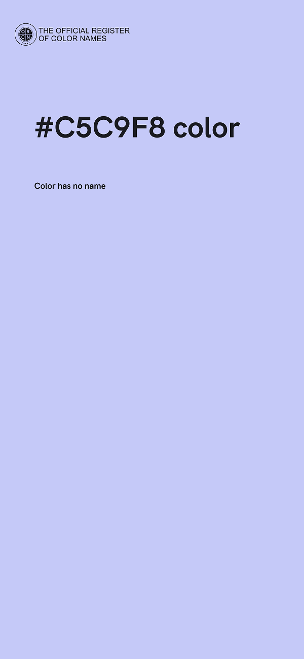 #C5C9F8 color image