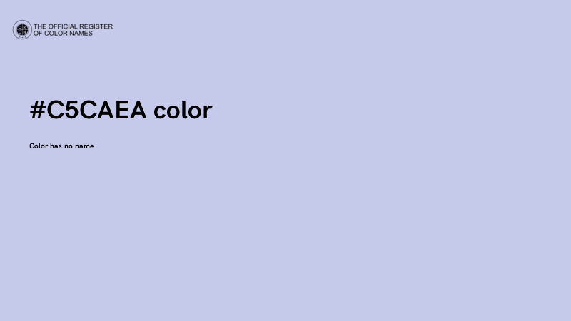 #C5CAEA color image