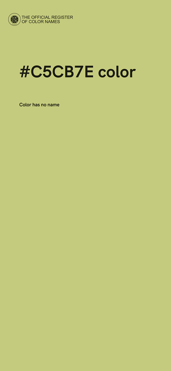 #C5CB7E color image