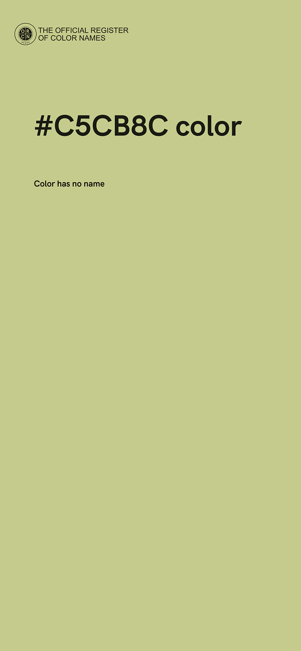 #C5CB8C color image