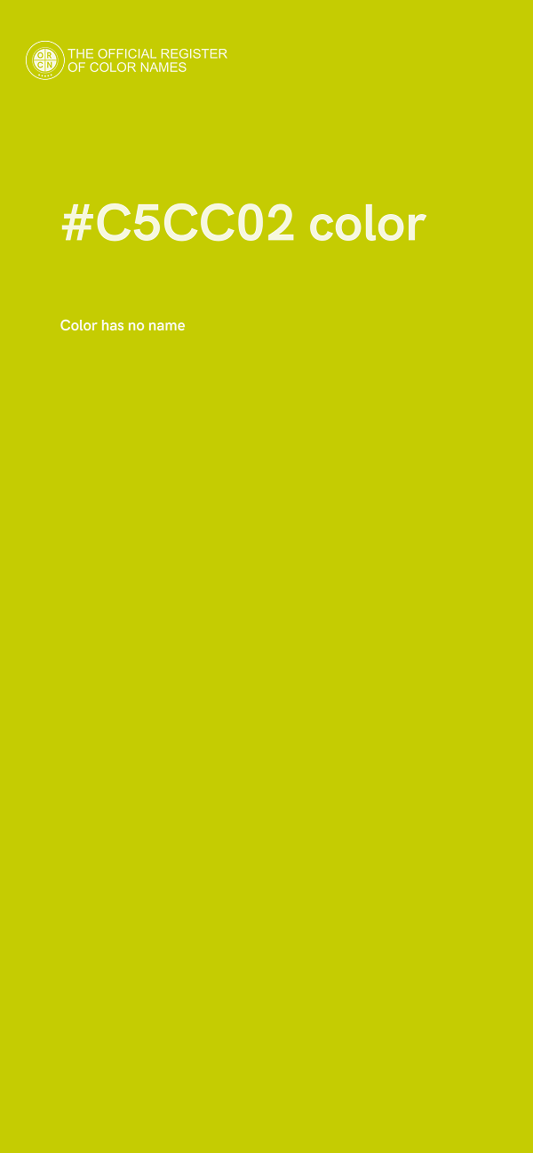#C5CC02 color image