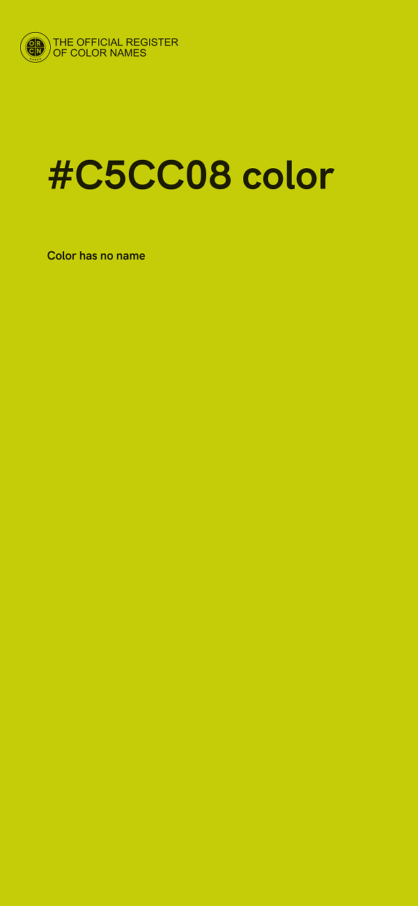 #C5CC08 color image