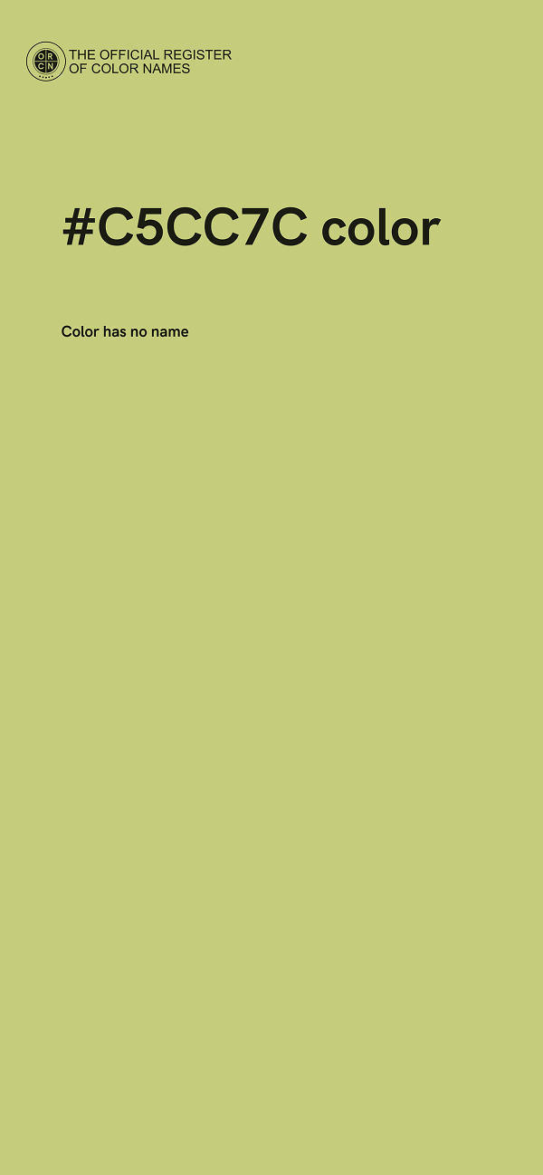 #C5CC7C color image