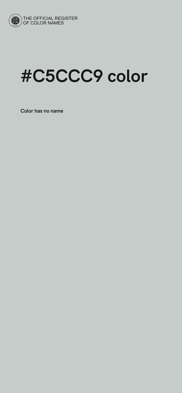 #C5CCC9 color image
