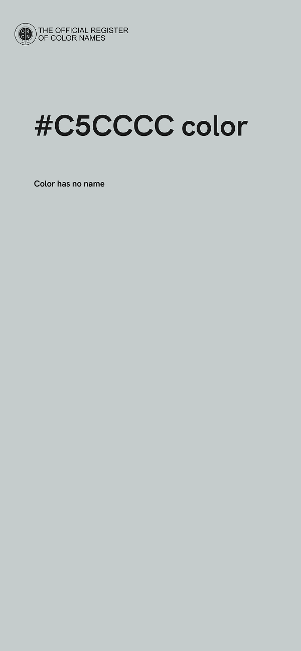 #C5CCCC color image