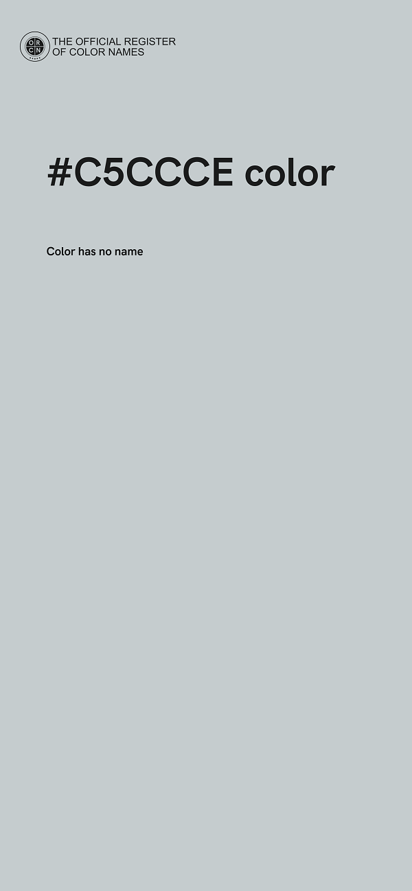 #C5CCCE color image