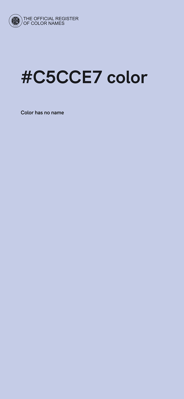 #C5CCE7 color image